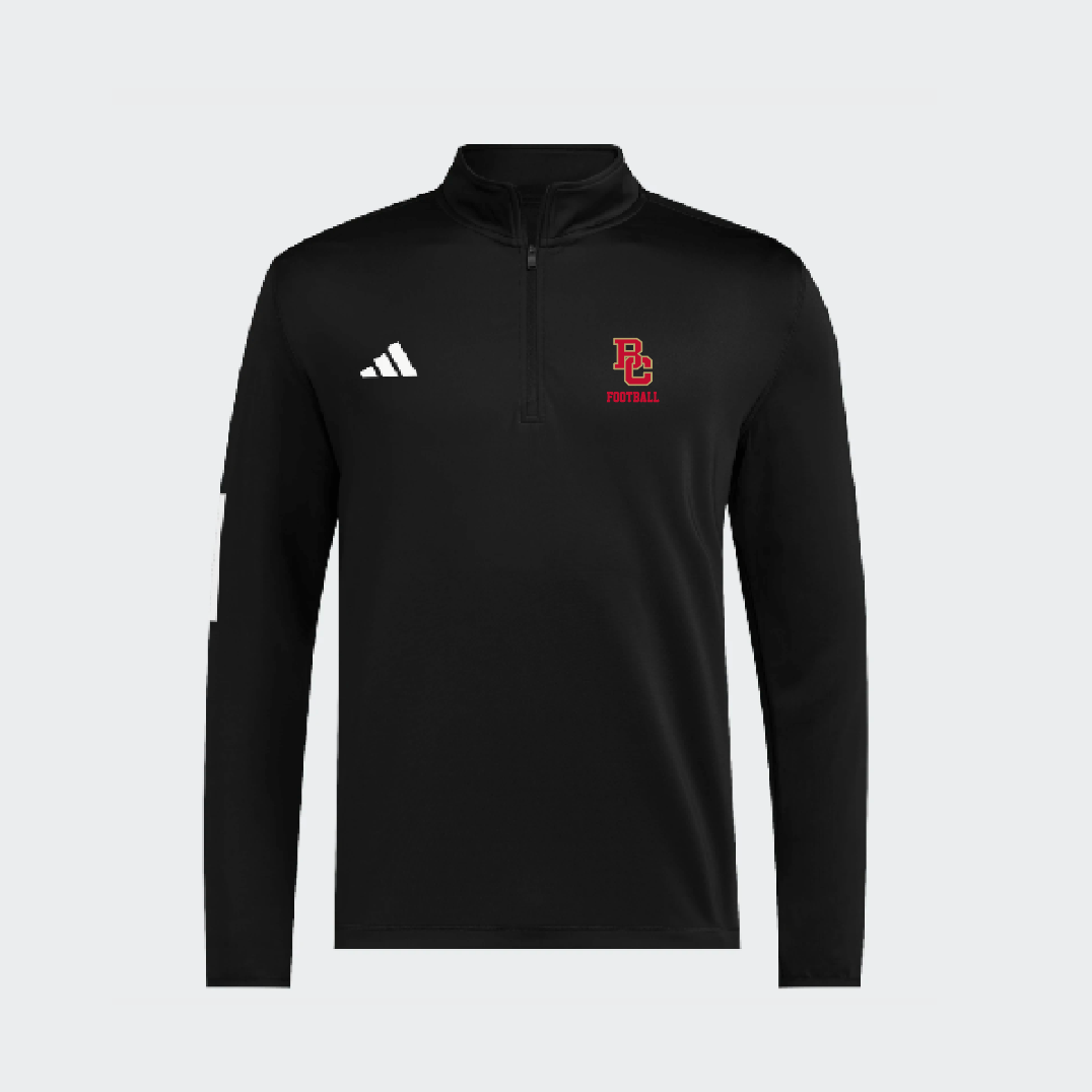 Men's Adidas 1/4 Zip- Customized with Name and Number on Sleeve
